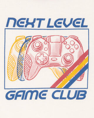 Product image 2 of Kid Game Club Short-Sleeve Graphic Tee - White