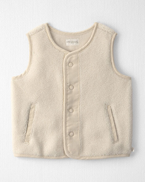 Toddler Recycled Teddy Fleece Vest