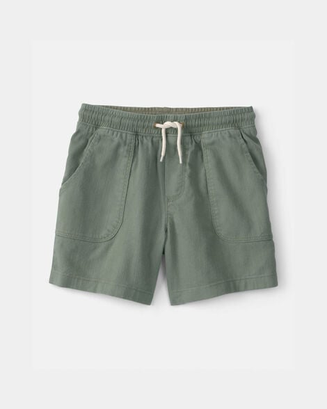 boys twill shorts - green