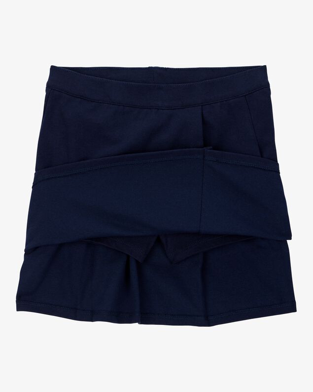 Product image 2 of Kid Ponte Knit Uniform Skort - Navy