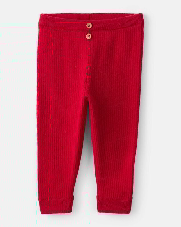 Baby 2-Piece Best Gift Ever Holiday Sweater & Pant Set - Red