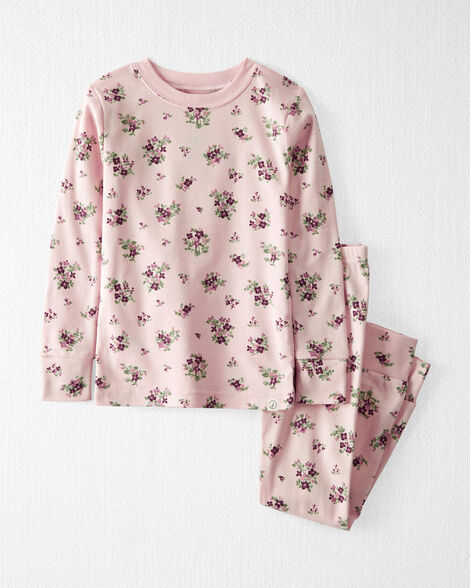  Product image 1 of Toddler Organic Cotton Pajamas Set in Wildberry Bouquet