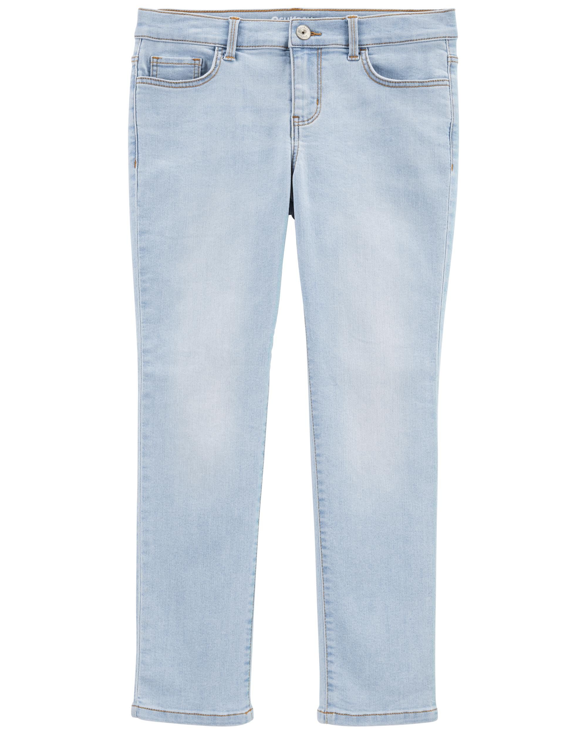 Kid Iconic Denim Girlfriend Jeans: Rhinestone Remix