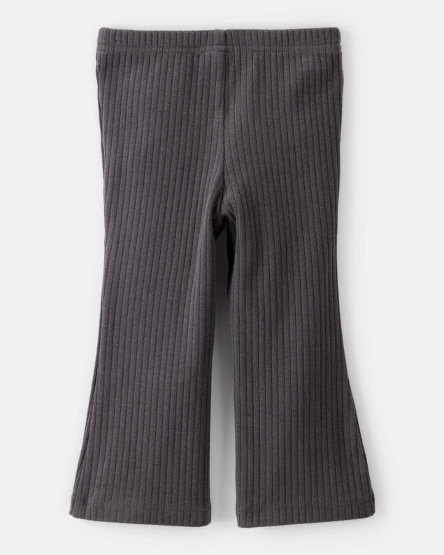 Product image 2 of Baby Girl Cotton Flare Leggings - Black