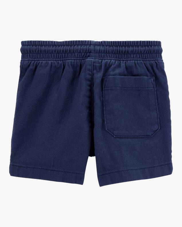 Product image 2 of Baby Pull-On Twill Shorts - Navy