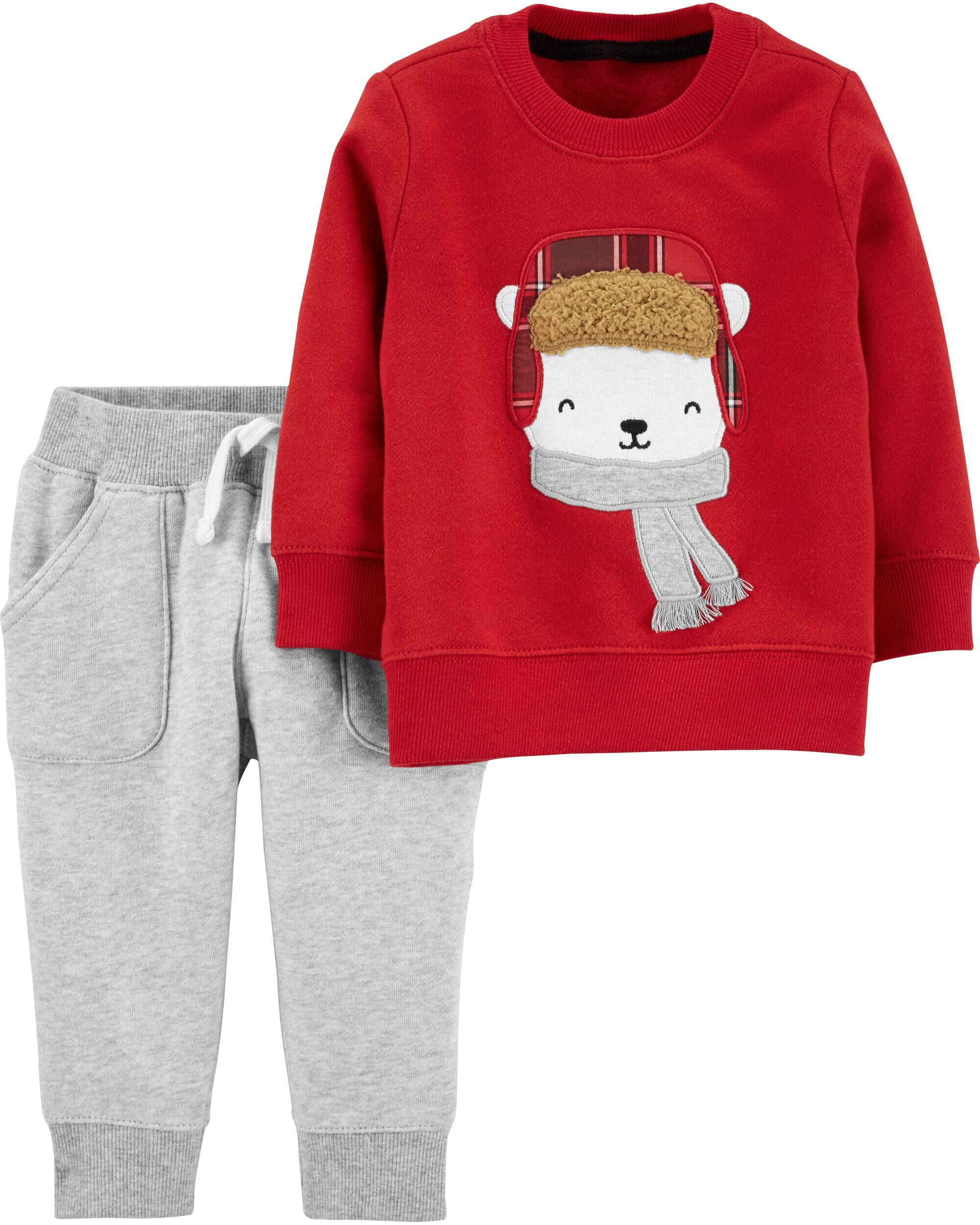 carters boys 2 pieces sweater and pants set Size 4T