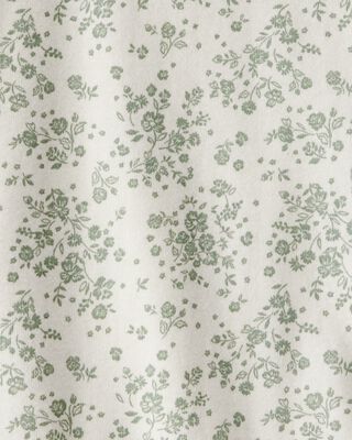 Product image 2 of Baby Ribbed Floral Short-Sleeve Bodysuit