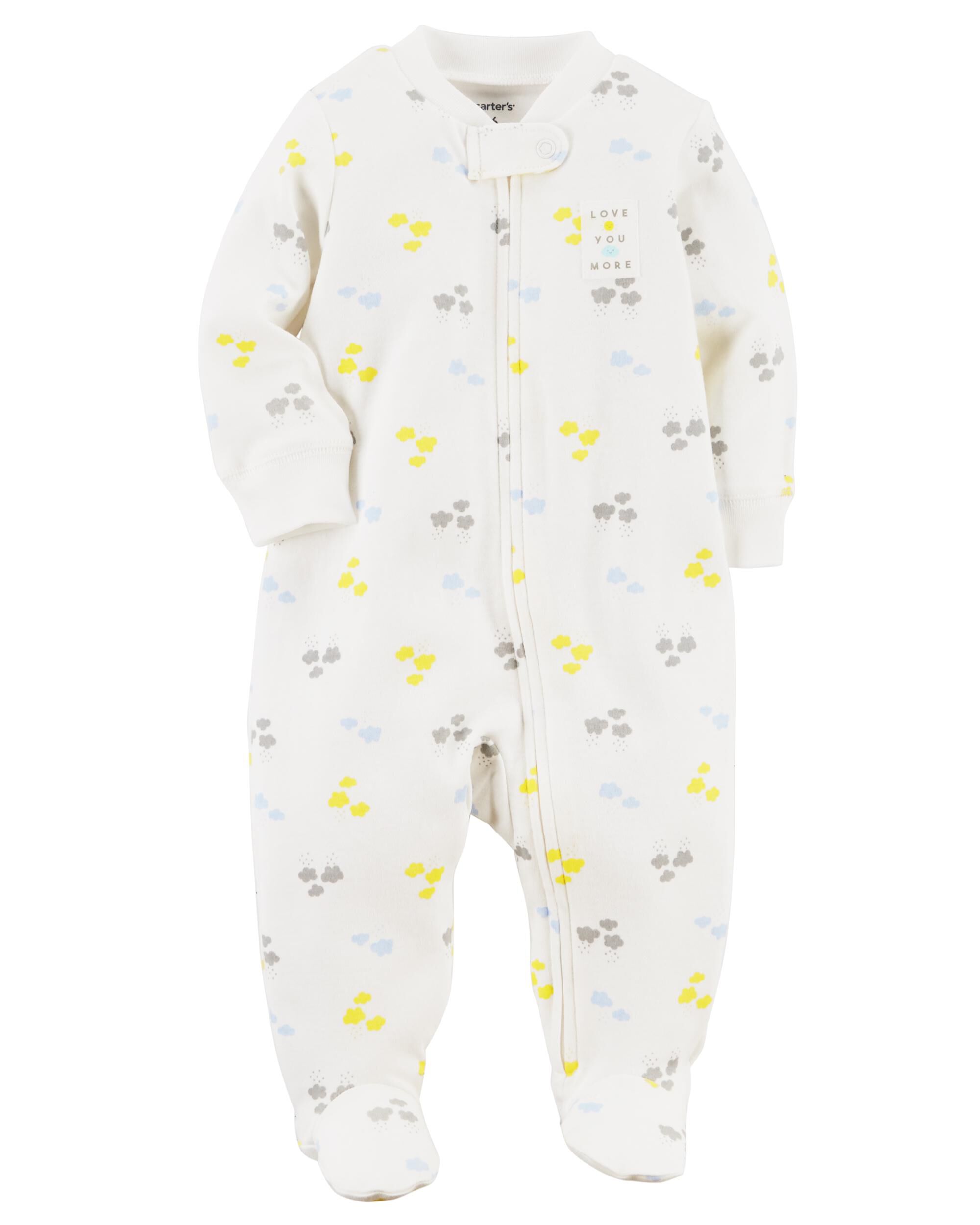Zip Up Cloud Cotton Sleep Playzip Up Cloud Cotton Sleep Play