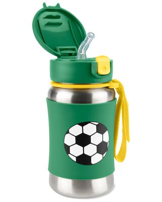 Product image 2 of Spark Style Stainless Steel Straw Bottle - Soccer
