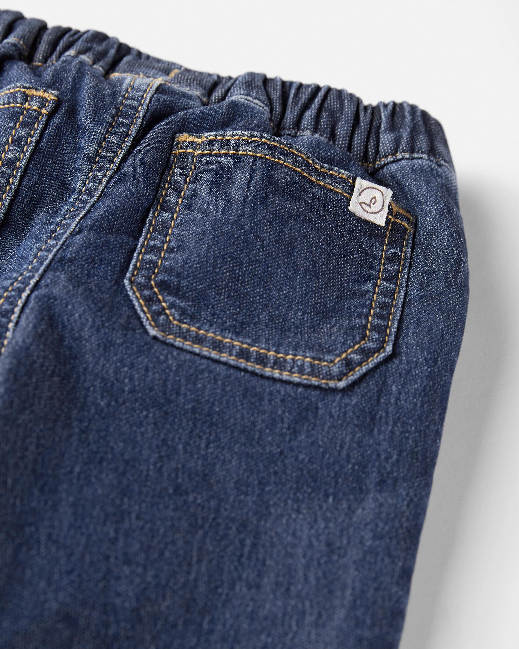 Baby Denim Joggers Made with Organic Cotton Little Planet Carter s