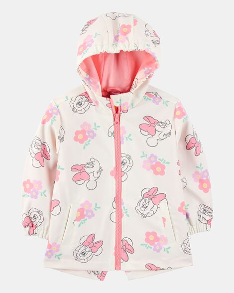 toddler girl minnie mouse rain jacket