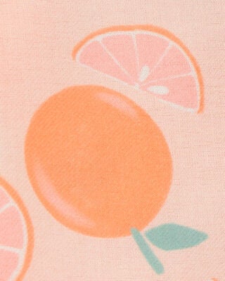 Product image 2 of Toddler Orange Print 2-Piece Pajamas - Pink