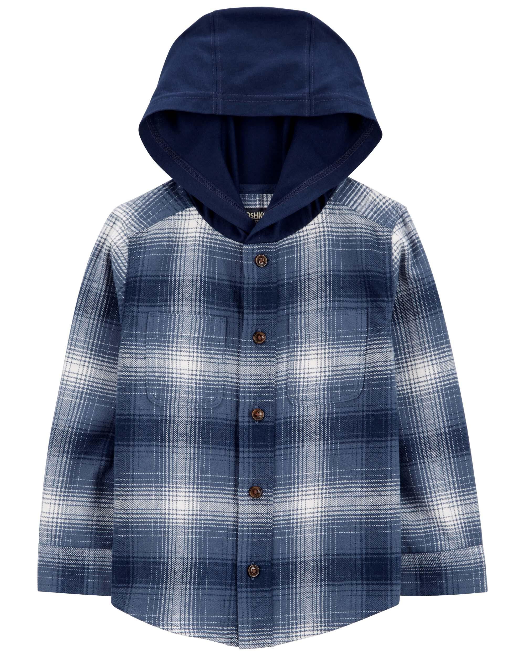 Toddler Plaid Button Front Shacket OshKosh Carter s