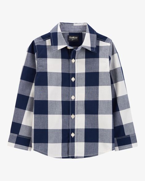  Product image 1 of Toddler Plaid Button-Front Shirt