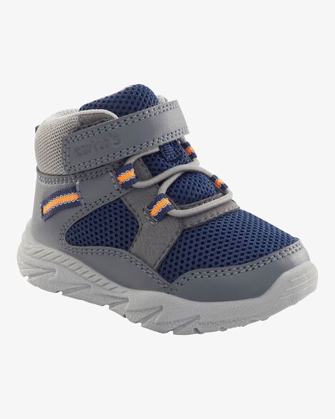  Product image 1 of  Every Step® First Walker  High-Top Athletic Sneakers - Grey/Navy
