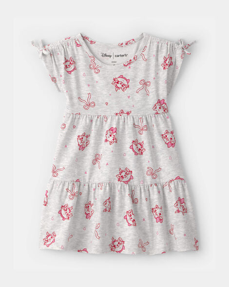 toddler girl disney© the aristocats dress - grey