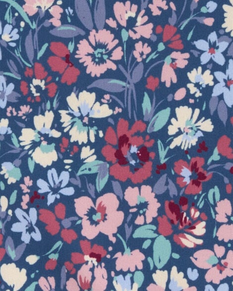  Product image 3 of Kid Floral Print Active Criss-Cross Tank