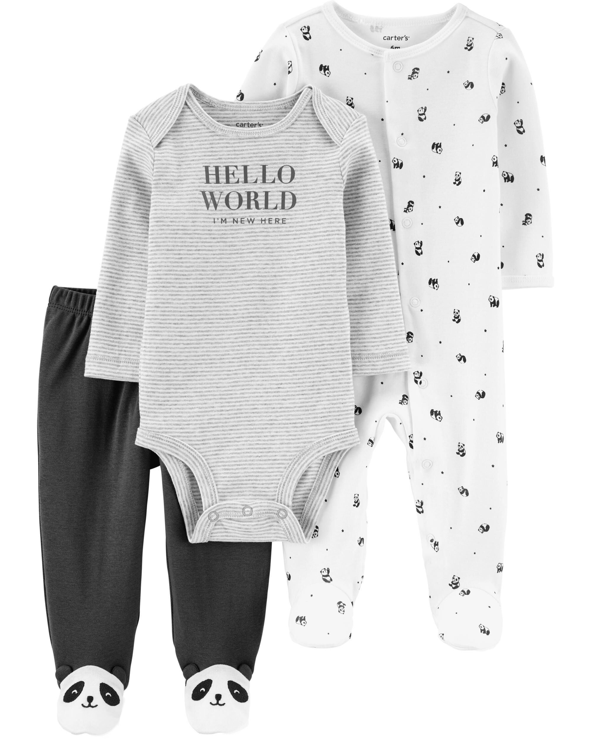 carter's black onesie