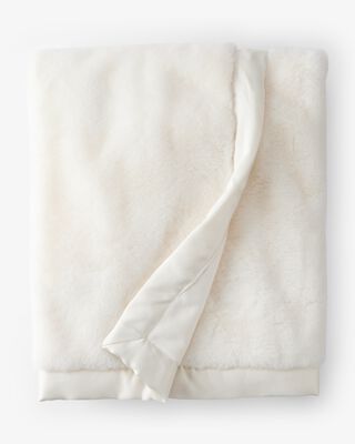 Product image 1 of Baby Plush Blanket - White - White