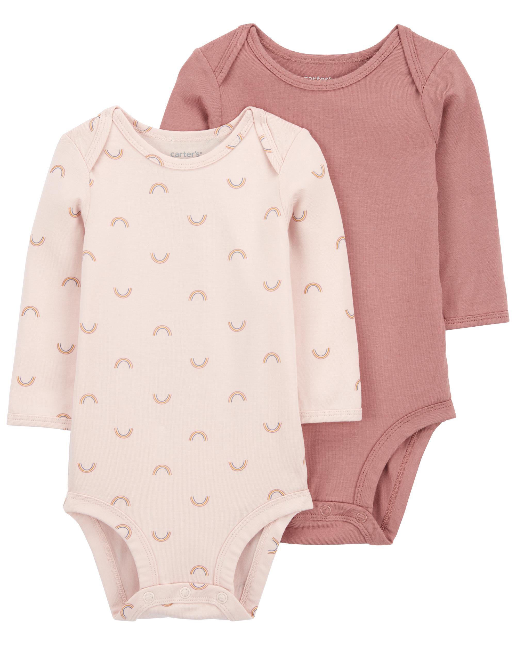 Baby 2-Pack PurelySoft Long-Sleeve Bodysuits - Carter's