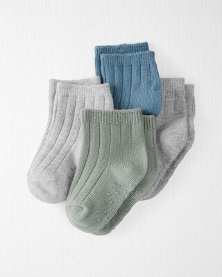 Product image 1 of Toddler 4-Pack No-Slip Socks 