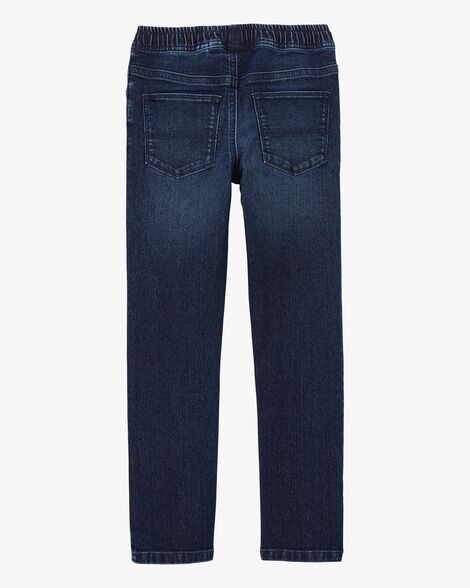 Product image 2 of Kid Knit-Like Denim Drawstring Jeans