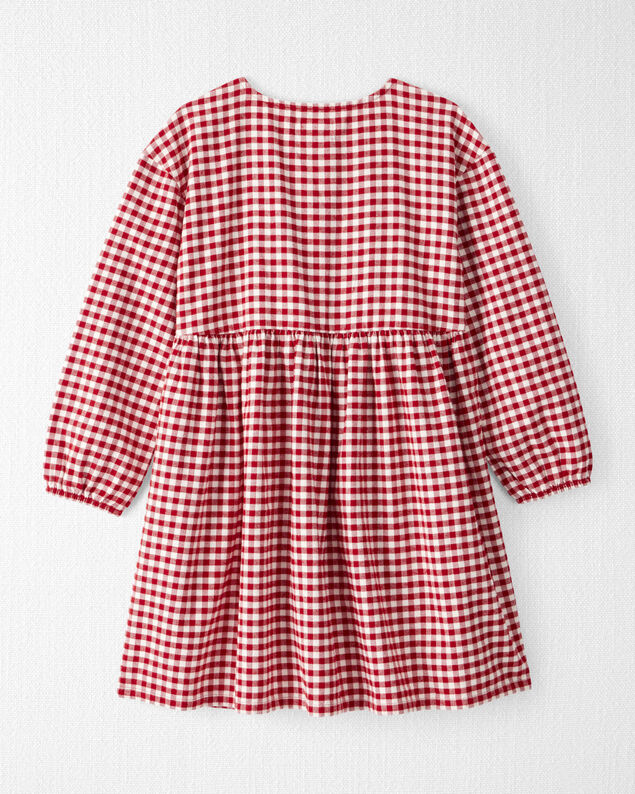 Product image 2 of Girls Organic Cotton Flannel Dress