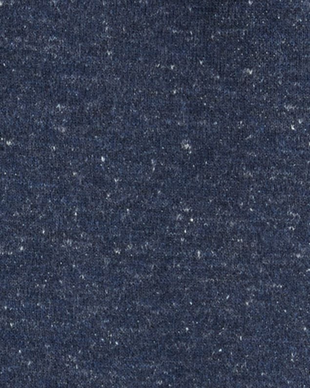 Product image 2 of Toddler Boy Marled Zip-Up French Terry Hoodie - Navy
