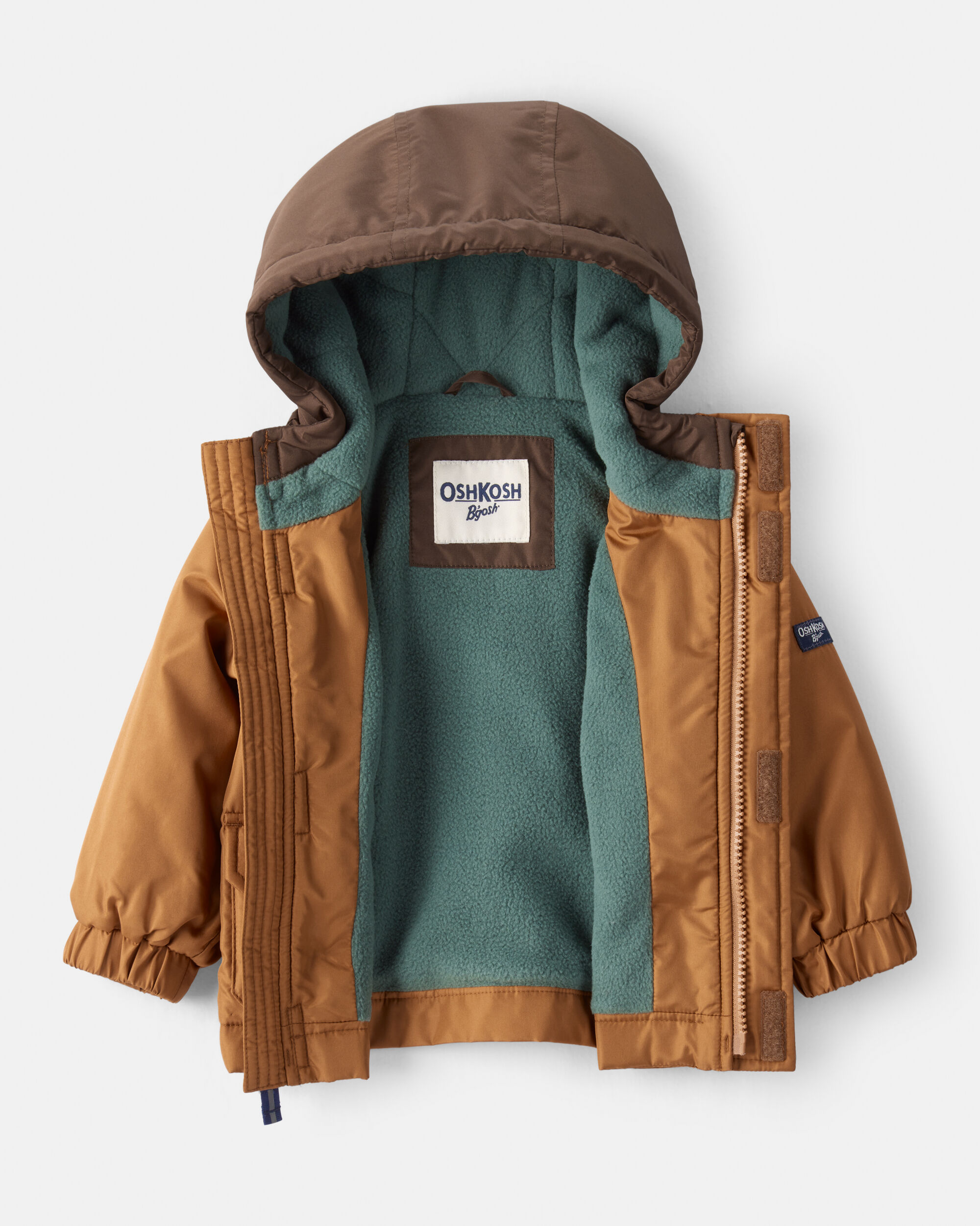 Baby Boy Long-Sleeve Midweight Jacket - Brown