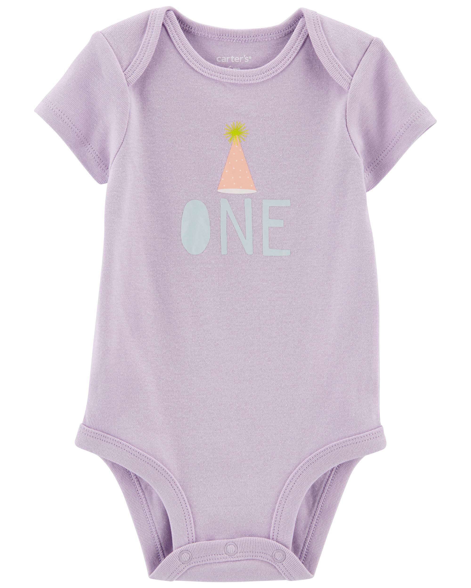 1st birthday onesie girl carters deals