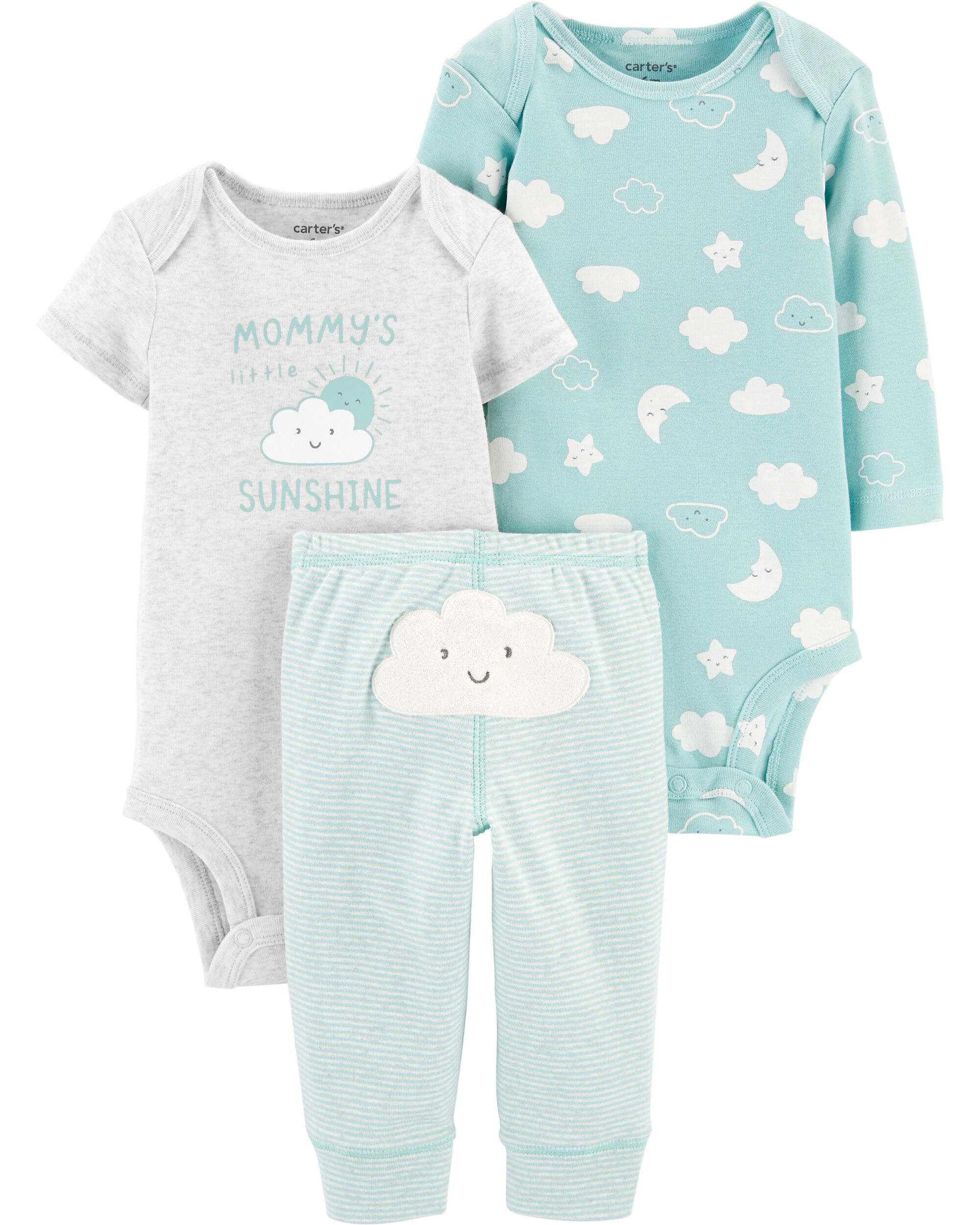 *CLEARANCE* 3-Piece Cloud Little Character Set