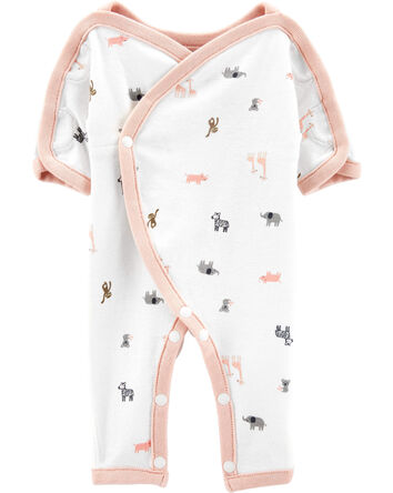 Baby Preemie Animal Cotton Sleep & Play Pajamas