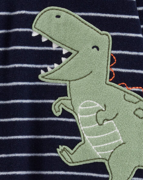 Product image 2 of Toddler 1-Piece Dinosaur Fleece Footless Pajamas