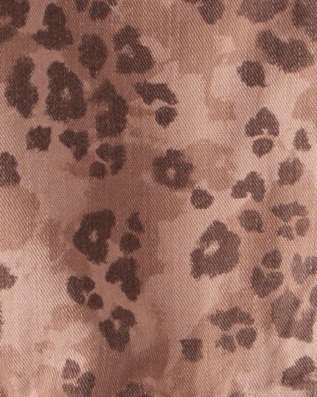 Product image 2 of Girls Leopard Print Long-Sleeve Fashion Jacket - Brown