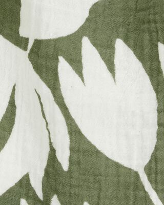 Product image 2 of Toddler Tropical Floral Sleeveless Tank - Green