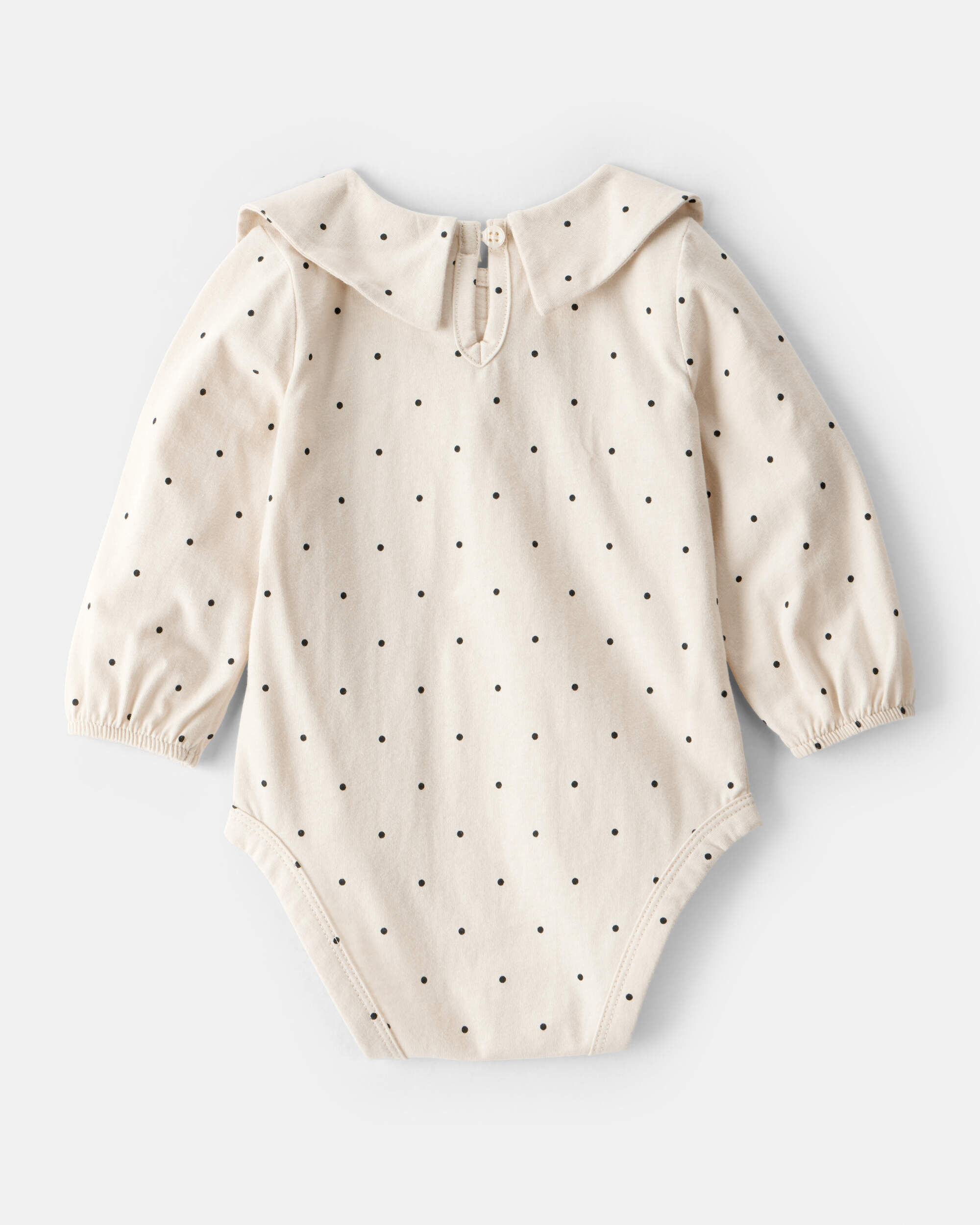 Baby Girl 2-Piece Bow Bodysuit & Pant Set - Cream/Green