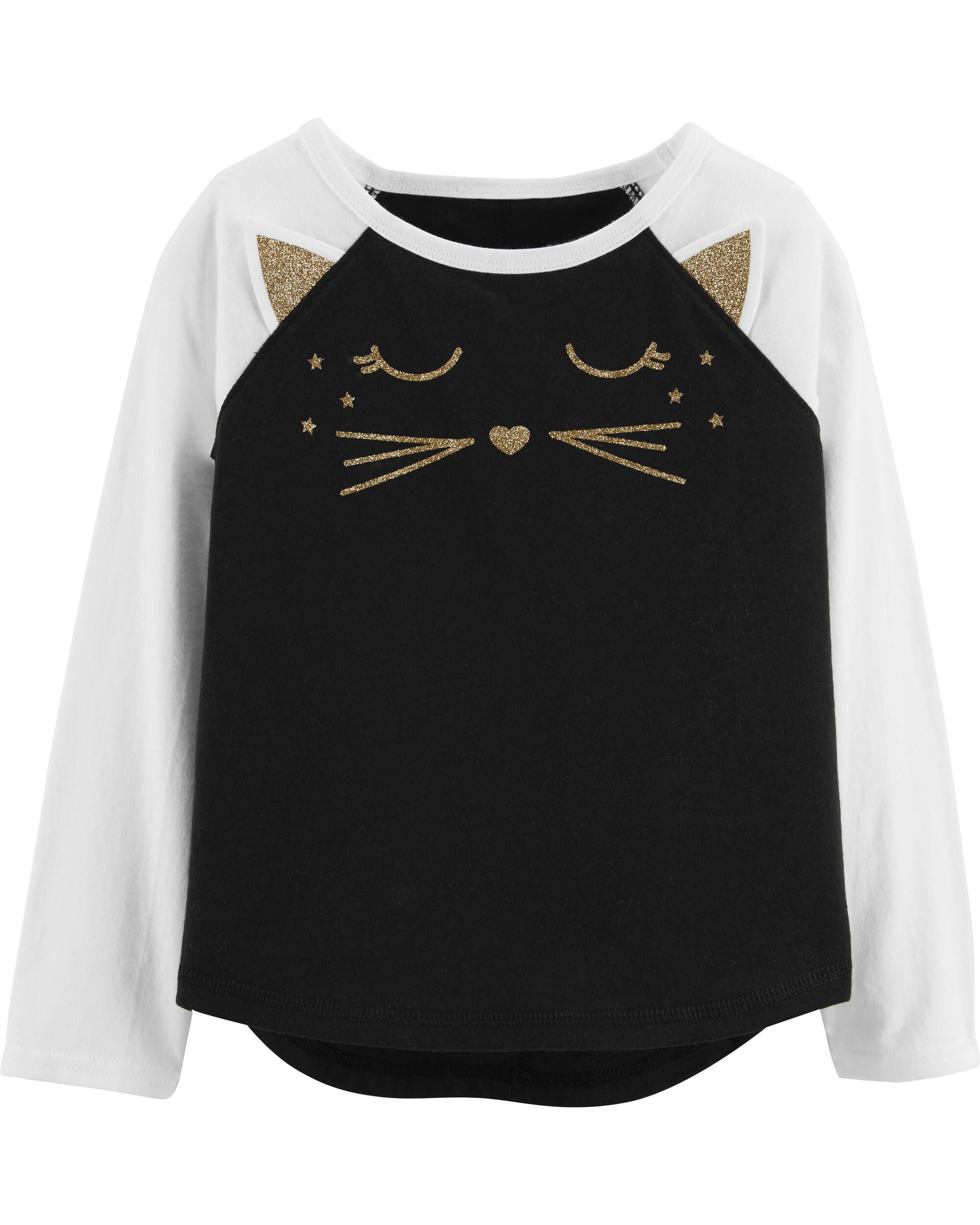 carters black cat dress