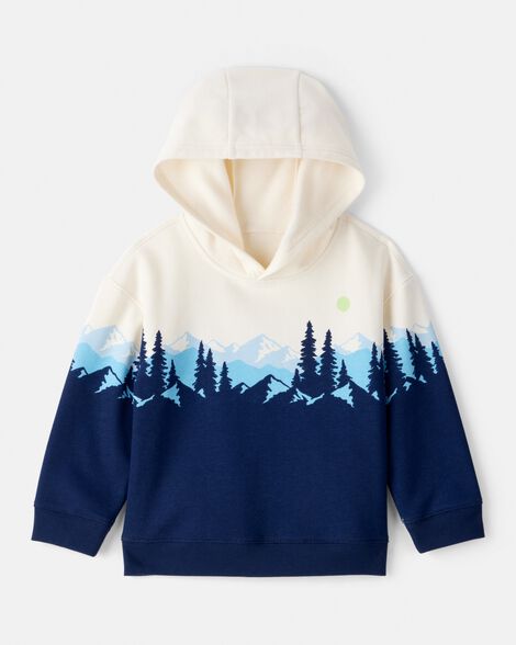 Toddler Boy DayDream Fleece Mountain Print Hoodie