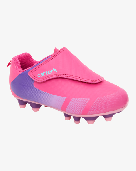 kid soccer cleats - pink