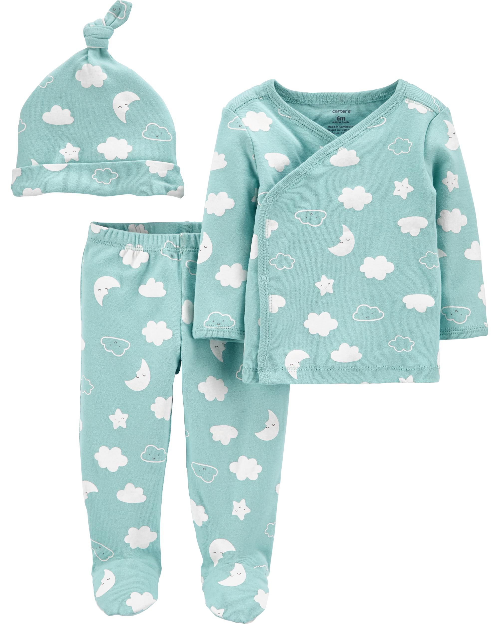 Carter's Baby Boys 3 Pc Pajama Set NWT Size 12 Months 18 Months 