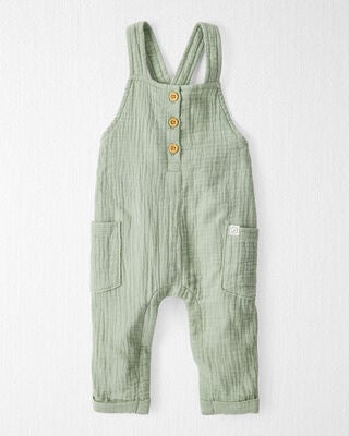 Product image 2 of Baby Organic Cotton Gauze Overalls