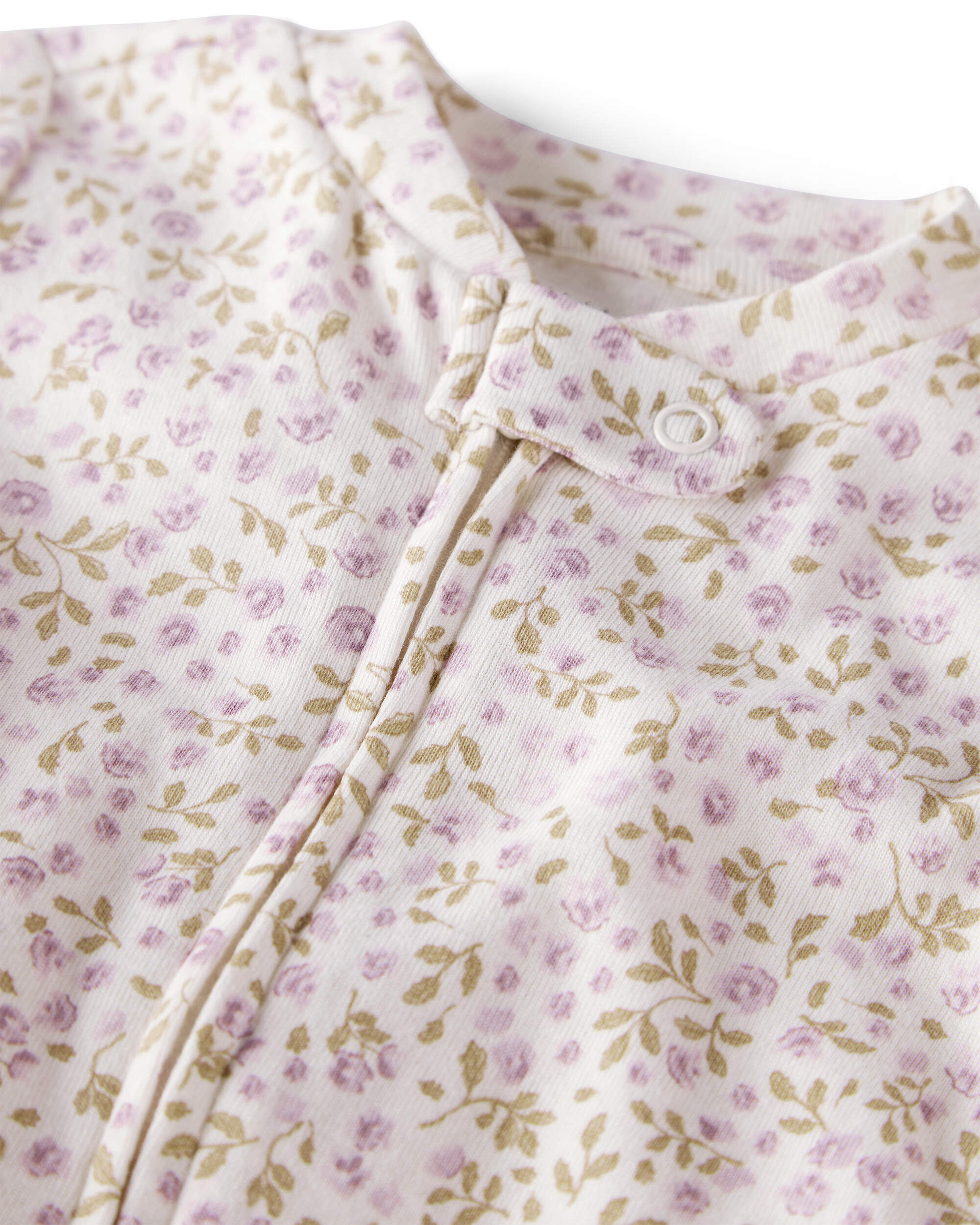 Baby Organic Cotton Sleep & Play Pajamas Botanic Muse Print
