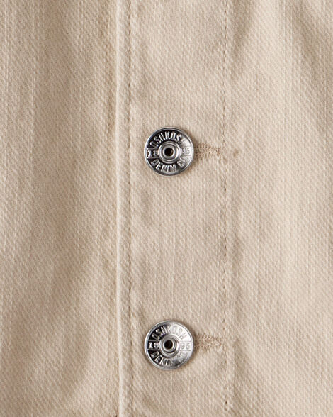 Product image 2 of Baby Boy Hooded Denim Jacket - Khaki