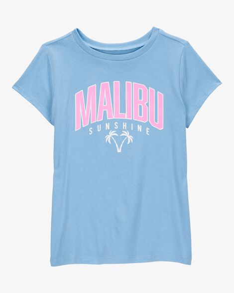  Product image 1 of Kid Malibu Sunshine Short-Sleeve Graphic Tee - Blue