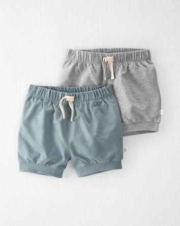 Toddler 2-Pack Organic Cotton Shorts