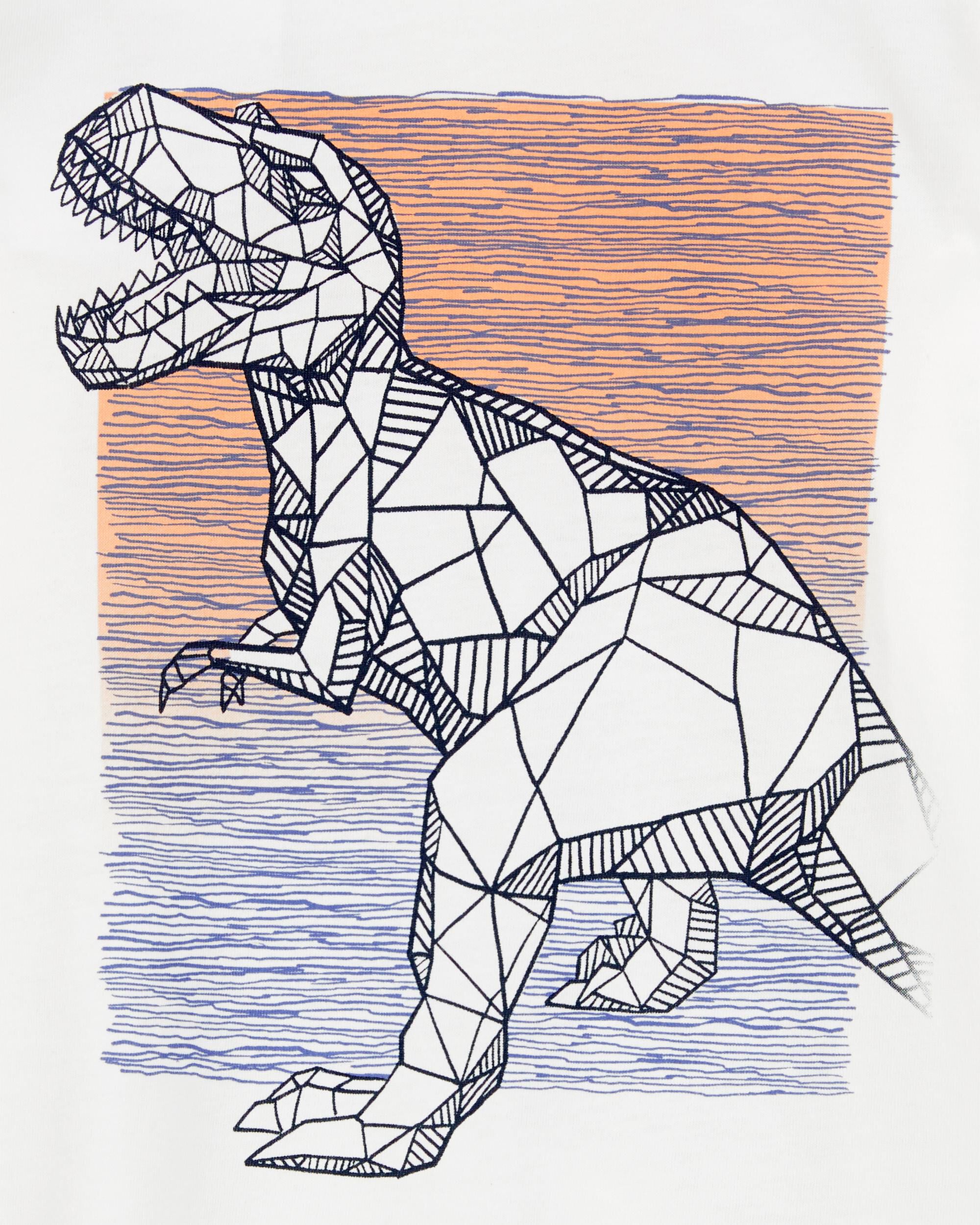 Boys Long Sleeve Dino Graphic Tee - GREEN | The Children's Place