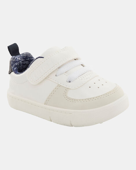 boys  every step® first walker casual sneakers - white