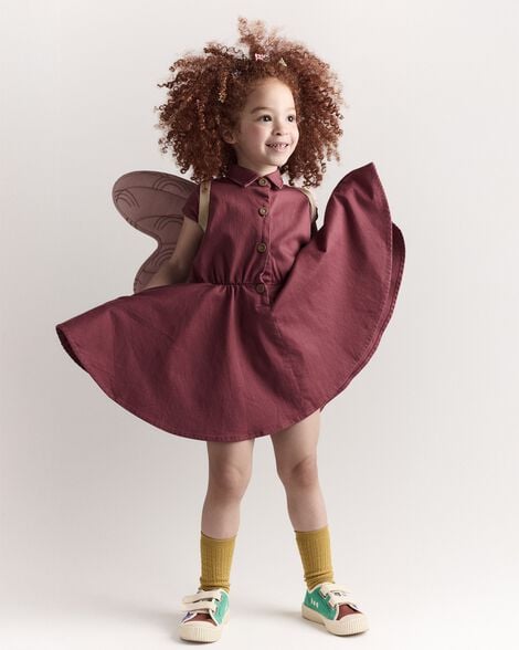Girls Burgundy Dresses