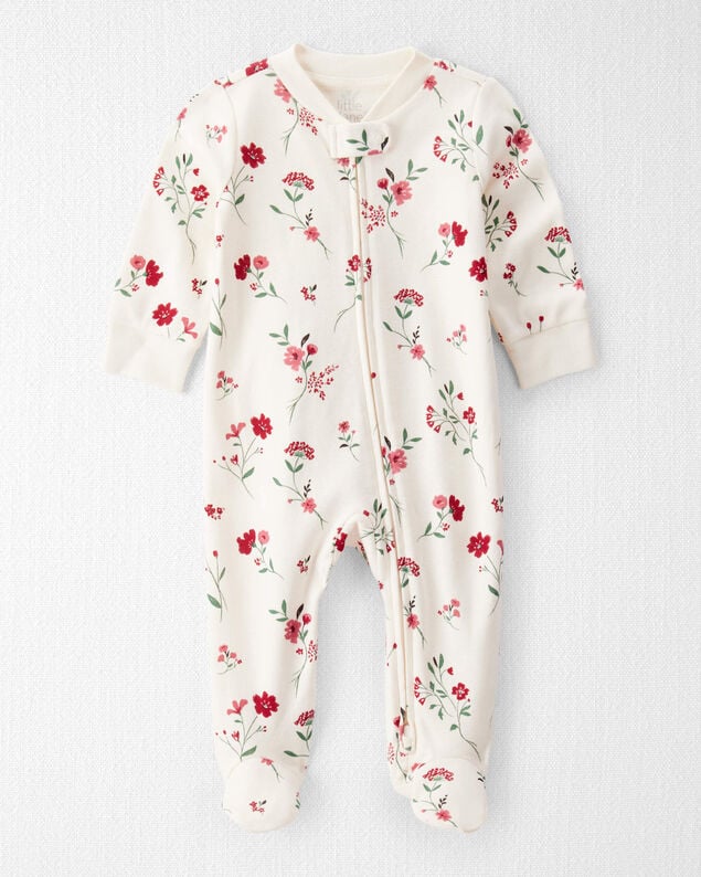 Baby Striped Organic Cotton Coat Style One Piece