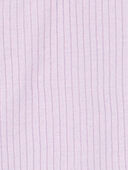 Purple - Baby 3-Piece Ribbed Outfit Set - Purple, Selected